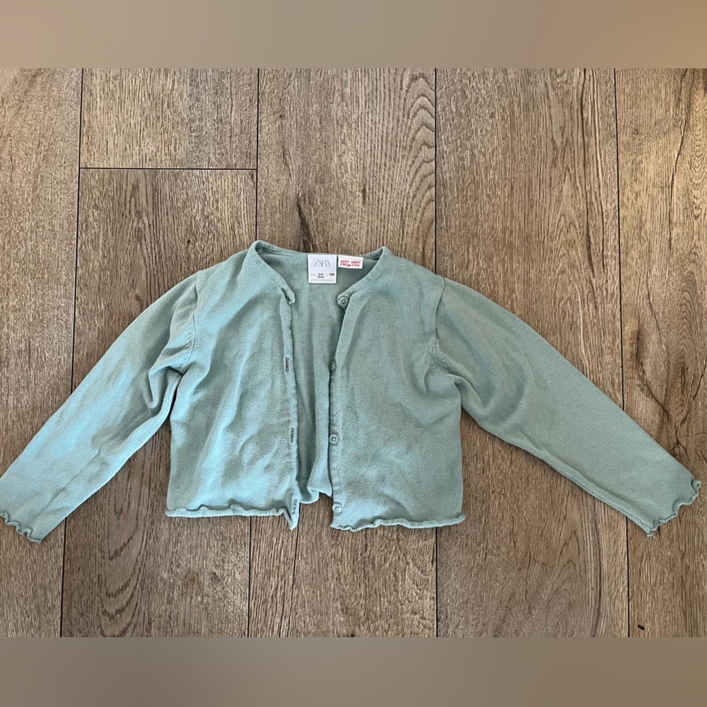 Zara Kids Light Green Jacket
